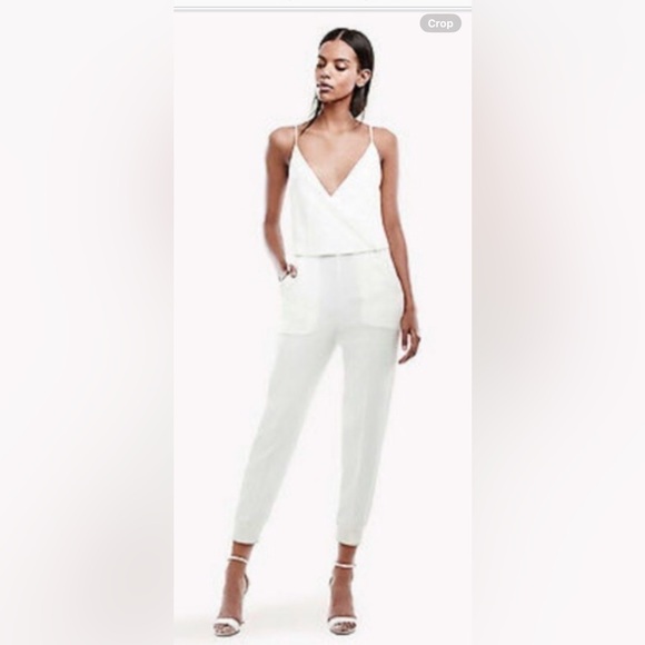 NWT Theory ivory jumpsuit. Silk. Size 8 $595 - Picture 1 of 6